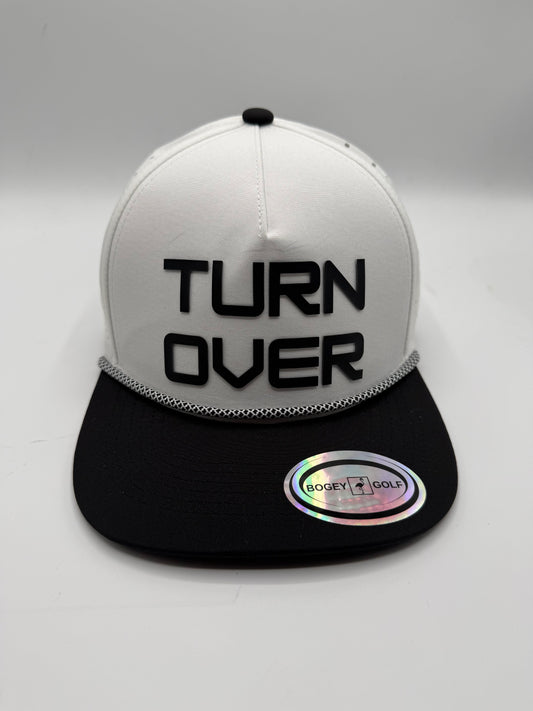 Turn Over Roped White/Black