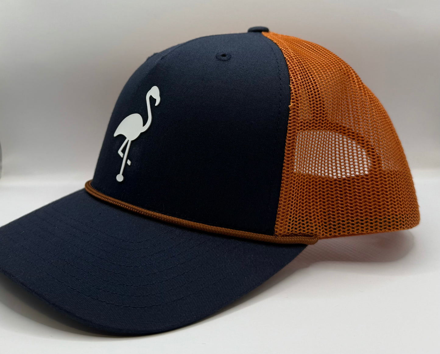 Flamingo 4 (navy/burnt orange)